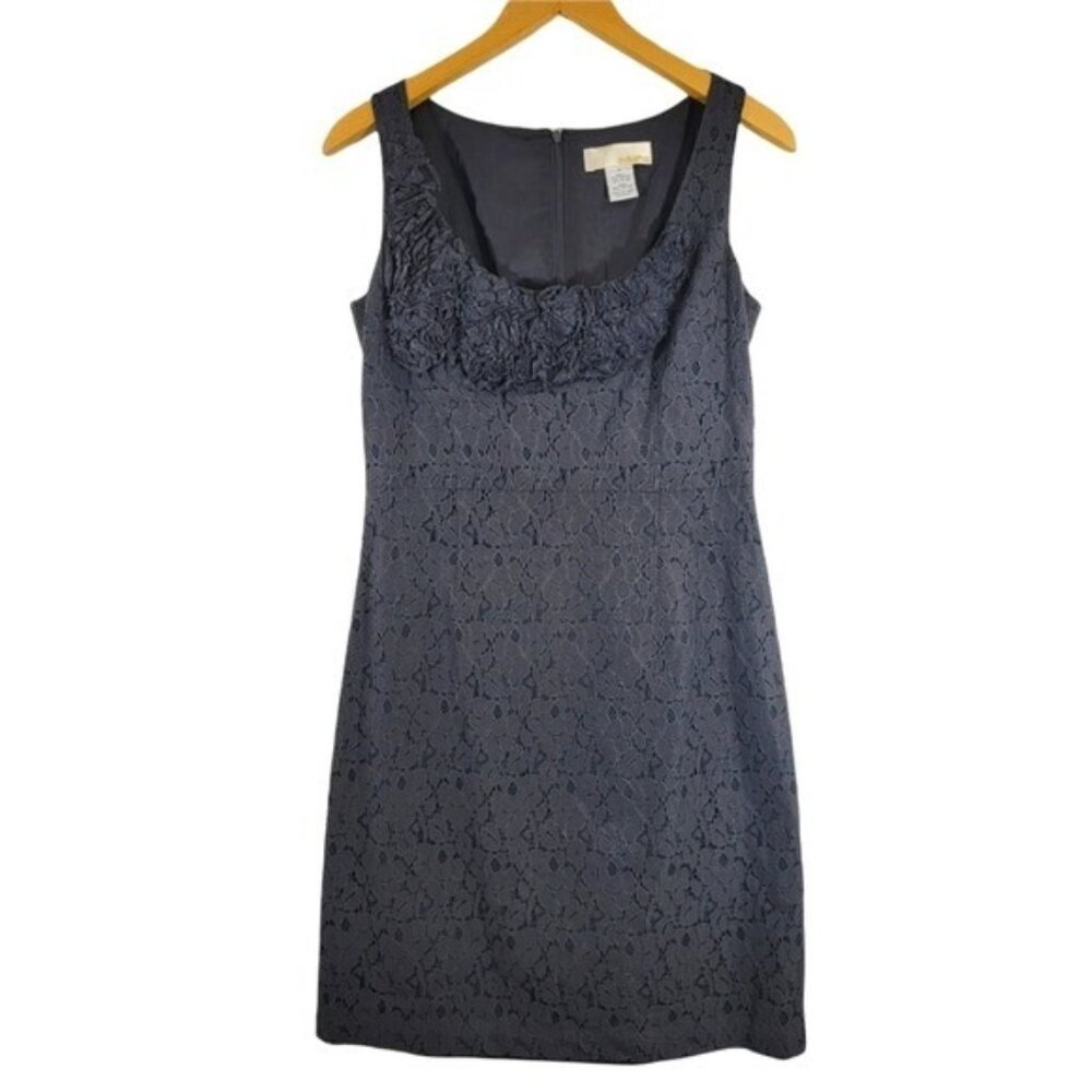 Tabitha Dress Size 6 Womens Lacy Round Neckline Sleeveless Lined Cotton Blend